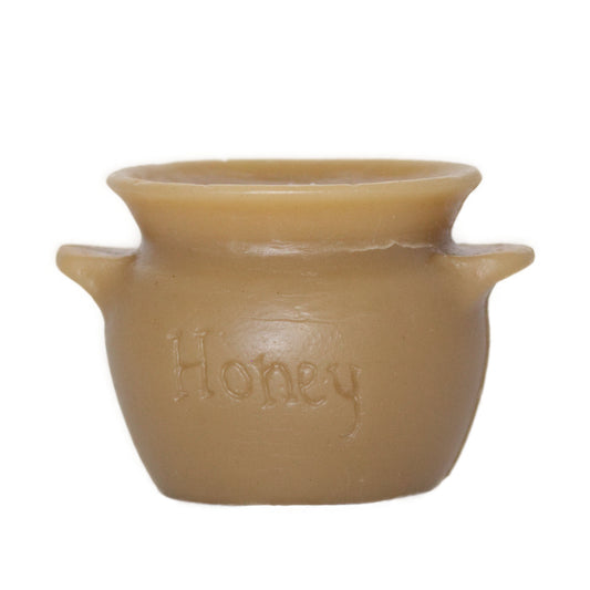 Beeswax candle honeypot